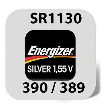Energizer Uhrenbatterie 389 AgO 1,55V - SR1130SW 10-er Pack